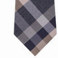 Gravata Slim Xadrez Rubi Masculina Kenneth Cole Reaction Marrom Tamanho Regular