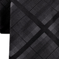 Gravata xadrez slim masculina Kenneth Cole Reaction, preta, tamanho regular