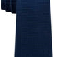 Gravata geométrica Kenneth Cole Reaction masculina, alta, baixa, slim, azul marinho, tamanho regular