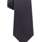 Gravata Slim Masculina Kenneth Cole Reaction Micro Checkerboard Preta Tamanho Regular