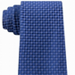 Gravata Slim Masculina Kenneth Cole Reaction Micro Checkerboard Azul Marinho Tamanho Regular