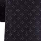 Gravata Geométrica Quadrada Aberta Masculina Kenneth Cole Reaction Preta Tamanho Regular