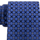 Gravata masculina Kenneth Cole Reaction Mosaic Slim Geo Navy, tamanho regular