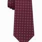 Gravata masculina Kenneth Cole Reaction Mosaic Slim Geo vermelha tamanho regular