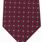 Gravata masculina Kenneth Cole Reaction Mosaic Slim Geo vermelha tamanho regular
