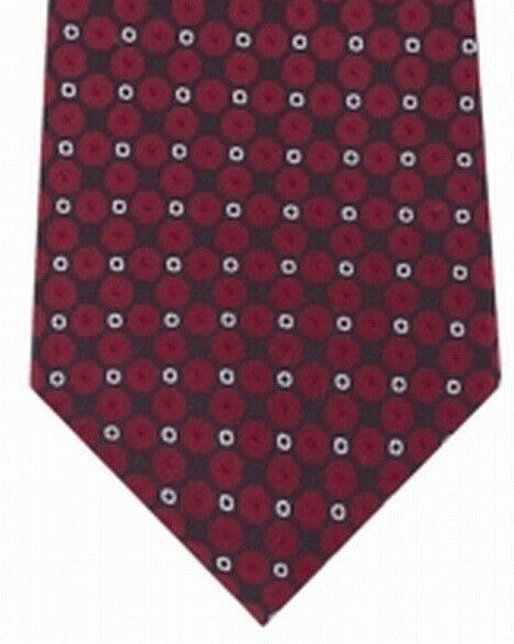 Gravata masculina Kenneth Cole Reaction Mosaic Slim Geo vermelha tamanho regular