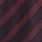 Gravata Masculina Kenneth Cole Reaction Slim Metallic Dot Stripe Vermelha Tamanho Regular