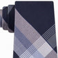 Gravata xadrez fina Parkway masculina Kenneth Cole Reaction preta tamanho regular