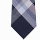 Gravata xadrez fina Parkway masculina Kenneth Cole Reaction preta tamanho regular