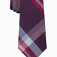 Gravata xadrez fina Parkway masculina Kenneth Cole Reaction vermelha tamanho regular