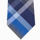 Gravata xadrez masculina Kenneth Cole Reaction azul tamanho único