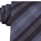 Gravata xadrez slim masculina Kenneth Cole Reaction, preta, tamanho regular
