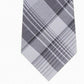 Gravata fina xadrez Turning Point masculina Kenneth Cole Reaction cinza tamanho regular