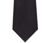 Gravata Kenneth Cole Reaction Slim Fine Metallic Grid Masculina Preta Tamanho Regular