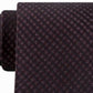 Gravata Kenneth Cole Reaction Slim Fine Metallic Grid Masculina Vermelha Tamanho Regular