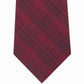 Gravata xadrez iridescente Kenneth Cole Reaction masculina, tamanho único, vermelha