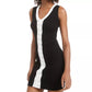 Vestido justo com cadarço Planet Gold Juniors, preto, tamanho XX-S
