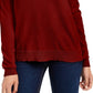 Suéter de gola redonda Planet Gold Juniors vermelho tamanho extra pequeno