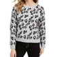 Suéter feminino com estampa animal Planet Gold, cinza, tamanho X-S