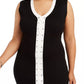 Vestido justo com cadarço e tamanho grande feminino Planet Gold, preto, tamanho 1X