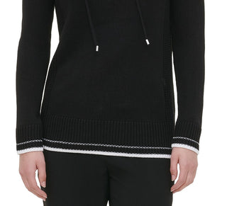 Suéter Calvin Klein Feminino com Cadarço Preto Tamanho P