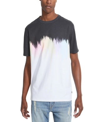 Camiseta Guss Masculina Oversized Ombre Branca Tamanho P