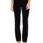 Calça jeans feminina Nydj Marilyn com cintura alta e perna reta, tamanho 8, preta