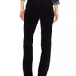 Calça jeans feminina Nydj Marilyn com cintura alta e perna reta, tamanho 8, preta