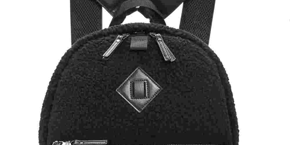 Mochila Sherpa Masculina Steve Madden Preta Tamanho Regular