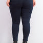 Calça jeans skinny de cintura alta Tinseltown Juniors, azul brilhante, tamanho 5