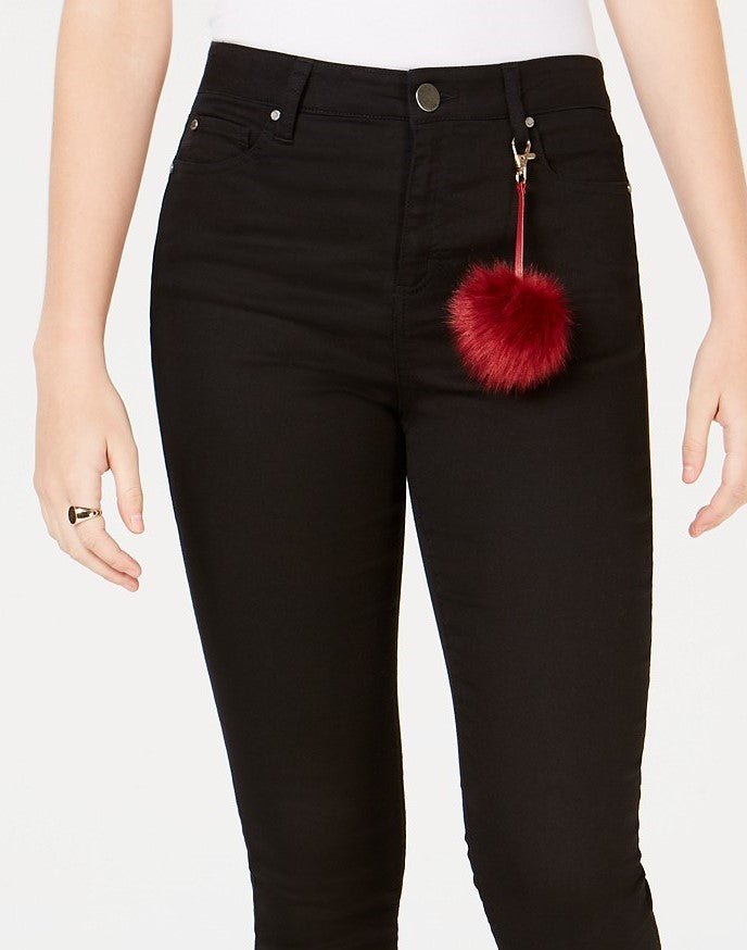 Calça jeans skinny de cintura alta Tinseltown Juniors, preta, tamanho 11