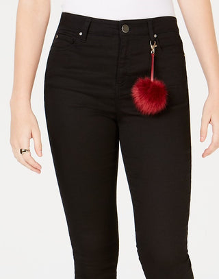 Calça jeans skinny de cintura alta Tinseltown Juniors, preta, tamanho 11