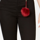 Calça jeans skinny de cintura alta Tinseltown Juniors, preta, tamanho 9