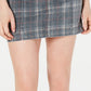 Minissaia jeans estampada Tinseltown Juniors, preta, tamanho 9