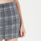 Minissaia jeans estampada Tinseltown Juniors, preta, tamanho 3