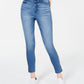 Calça jeans skinny com estampa animal e listras laterais Tinseltown Juniors, azul, tamanho 1