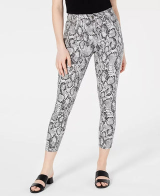 Calça jeans skinny estampada Tinseltown Junior's cinza tamanho 1
