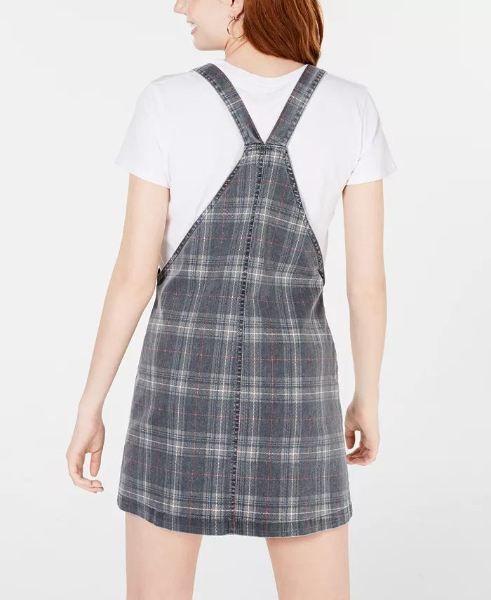 Tinseltown Juniors' Saia xadrez cinza tamanho extra grande