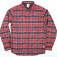 Camisa xadrez masculina The North Face ThermoCore vermelha tamanho pequeno