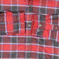 Camisa xadrez masculina The North Face ThermoCore vermelha tamanho pequeno