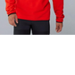Pulôver de lã com zíper de um quarto Tka Glacier masculino The North Face, vermelho, tamanho pequeno