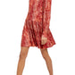 Vestido curto feminino Free People Heartbeats vermelho tamanho médio