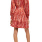 Vestido curto feminino Free People Heartbeats vermelho tamanho médio