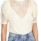 Blusa Secret Admirer Feminina Free People Branca Tamanho Grande