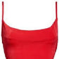Body feminino Free People Cowl In The Club vermelho tamanho grande