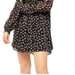 Vestido curto floral Maria Smocked da Free People para mulheres, azul escuro, tamanho médio