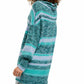 Suéter túnica listrado Candy Stripe feminino Free People, azul marinho, tamanho pequeno