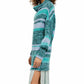 Suéter túnica listrado Candy Stripe feminino Free People, azul marinho, tamanho pequeno