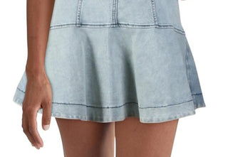 Minivestido Alex Chambray da Free People para mulheres, azul-marinho, tamanho 10