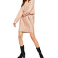 Vestido suéter Good As Gold da Free People para mulheres, tamanho dourado, médio